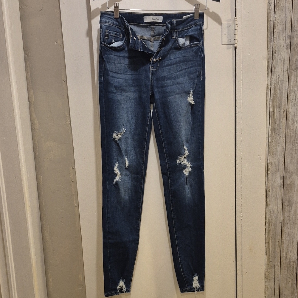Kancan Skinny Jeans Factory Distressed